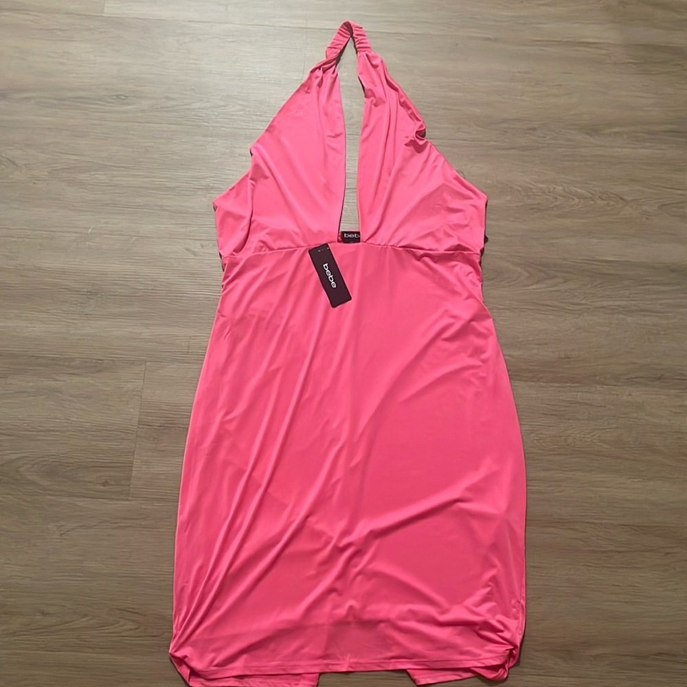 Midi halter cocktail dress
